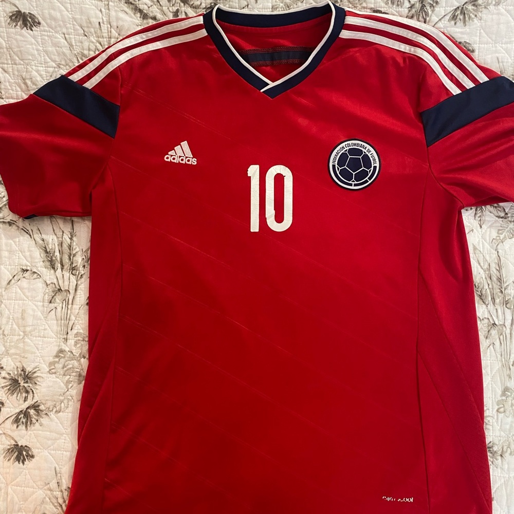 Colombia 2014 Adidas away soccer jersey